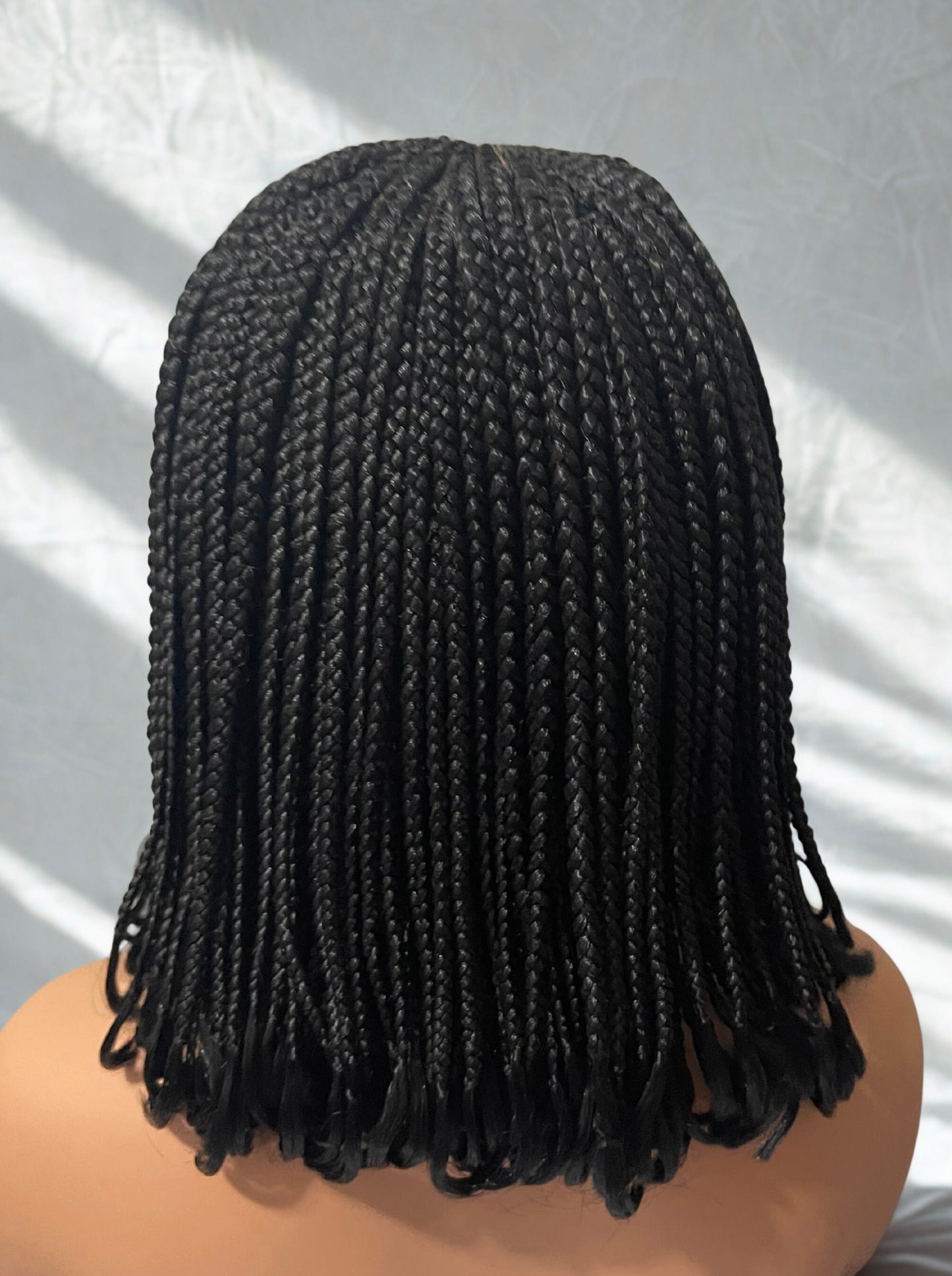 Middle Part Cornrow Black