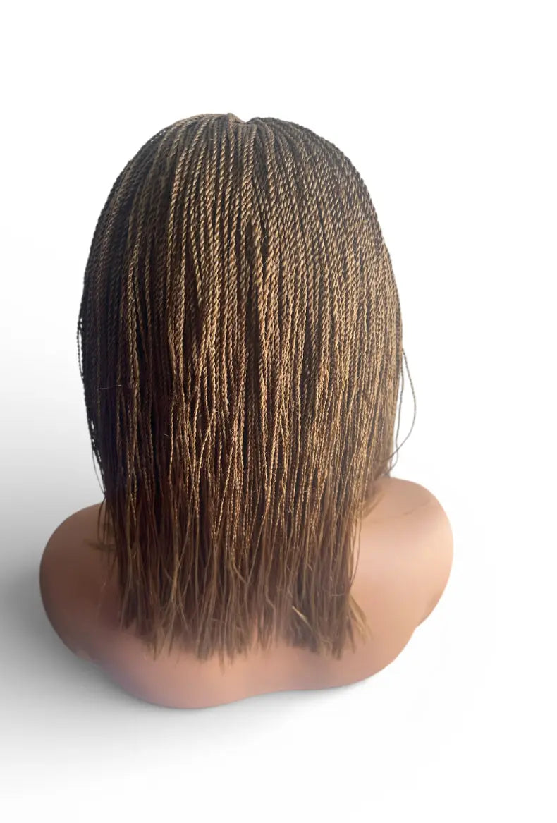 Micro Twist Braids Ready To Wear No Comb No Lace Cutting Lightweight Color 27 UUBRAIDEDWIGS