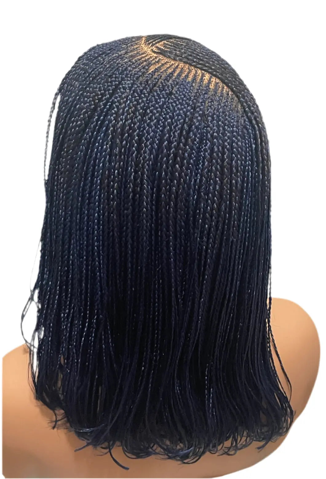 Cornrow Braids Wig 1B Black/ Blue UUBRAIDEDWIGS