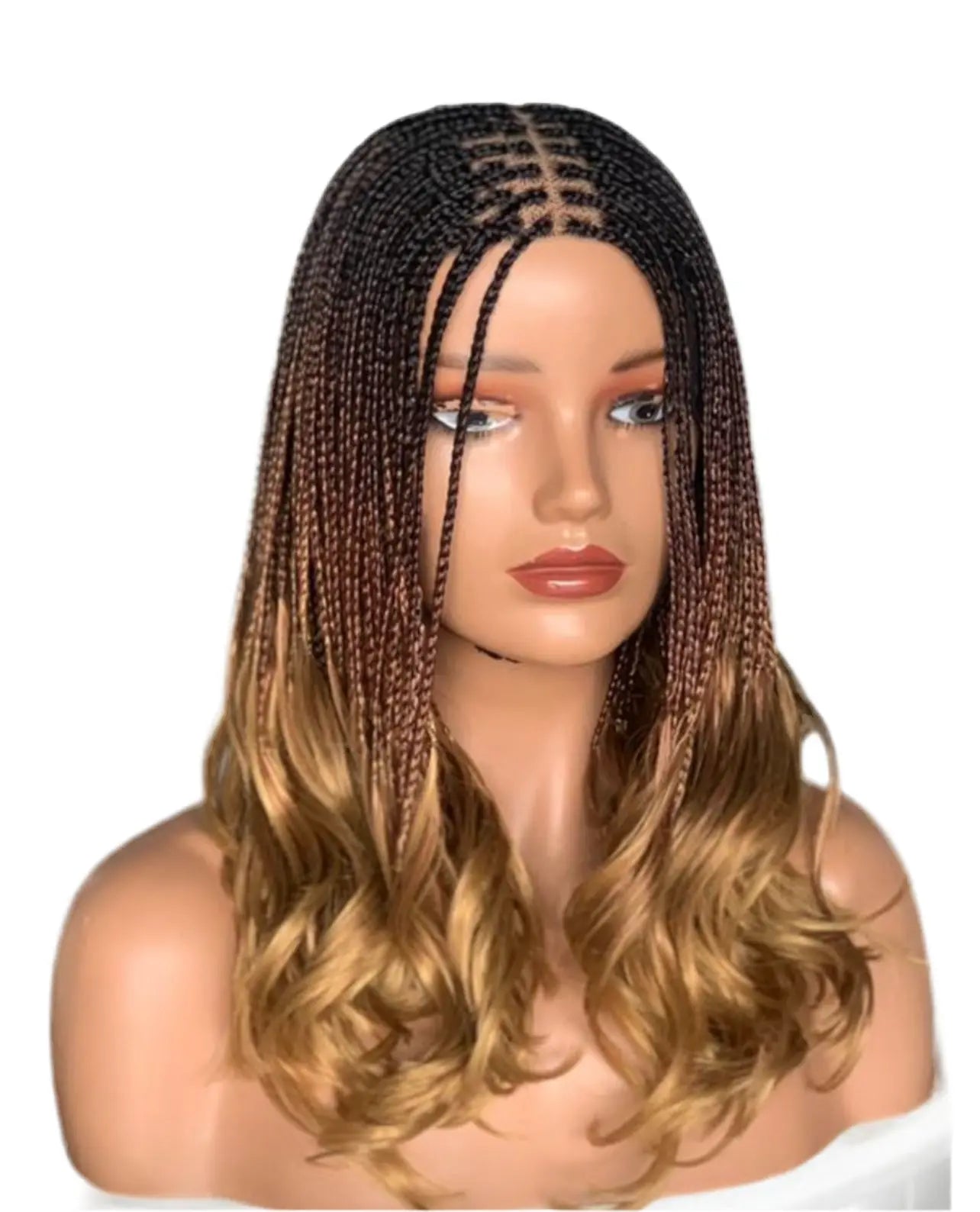Spiral Curly Braids Lightweight Easy Wear Hairstyle UUBRAIDEDWIGS