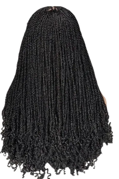 Kinky Twist Black Wig UUBRAIDEDWIGS