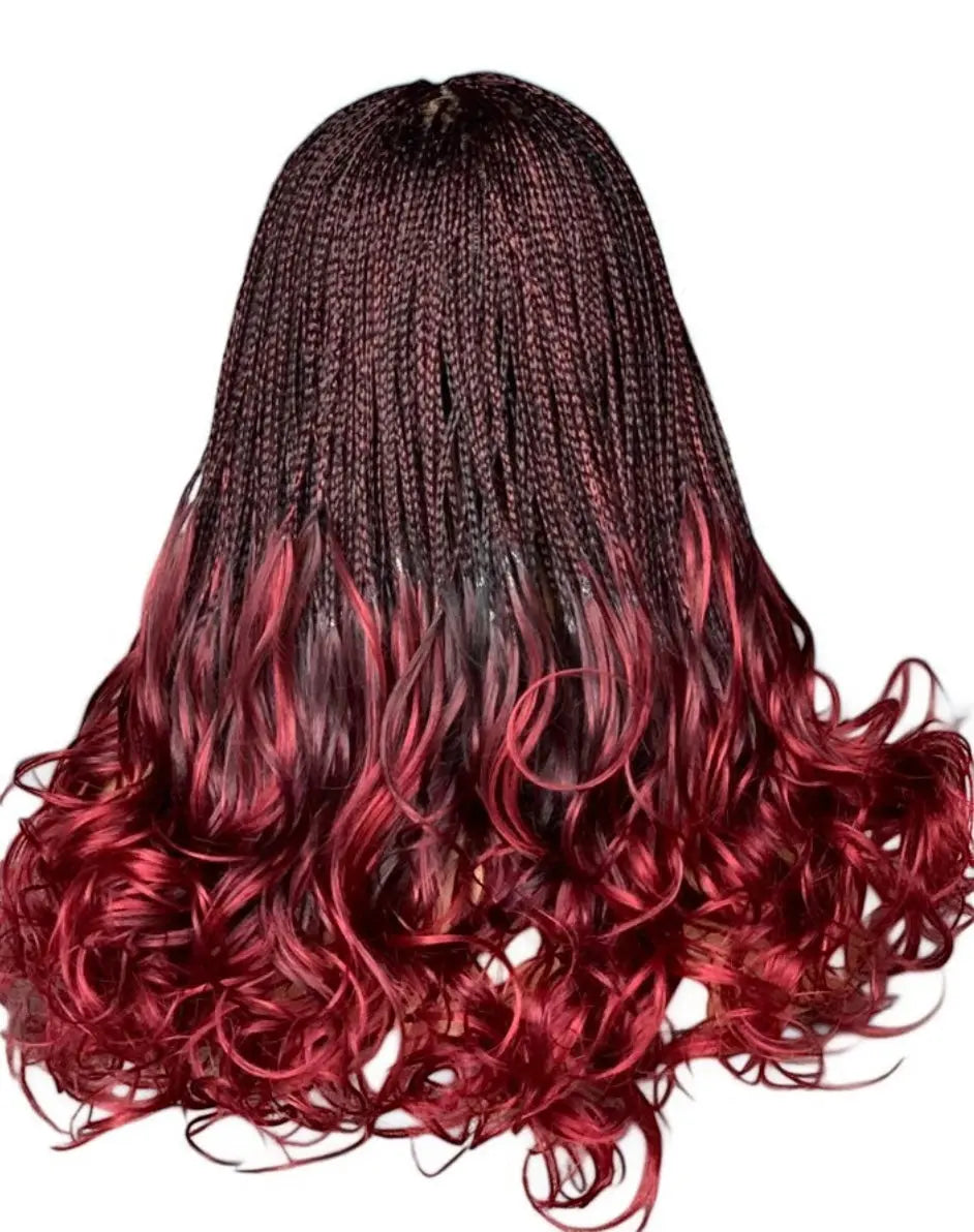 Curly Spiral Braids Wig Lightweight UUBRAIDEDWIGS