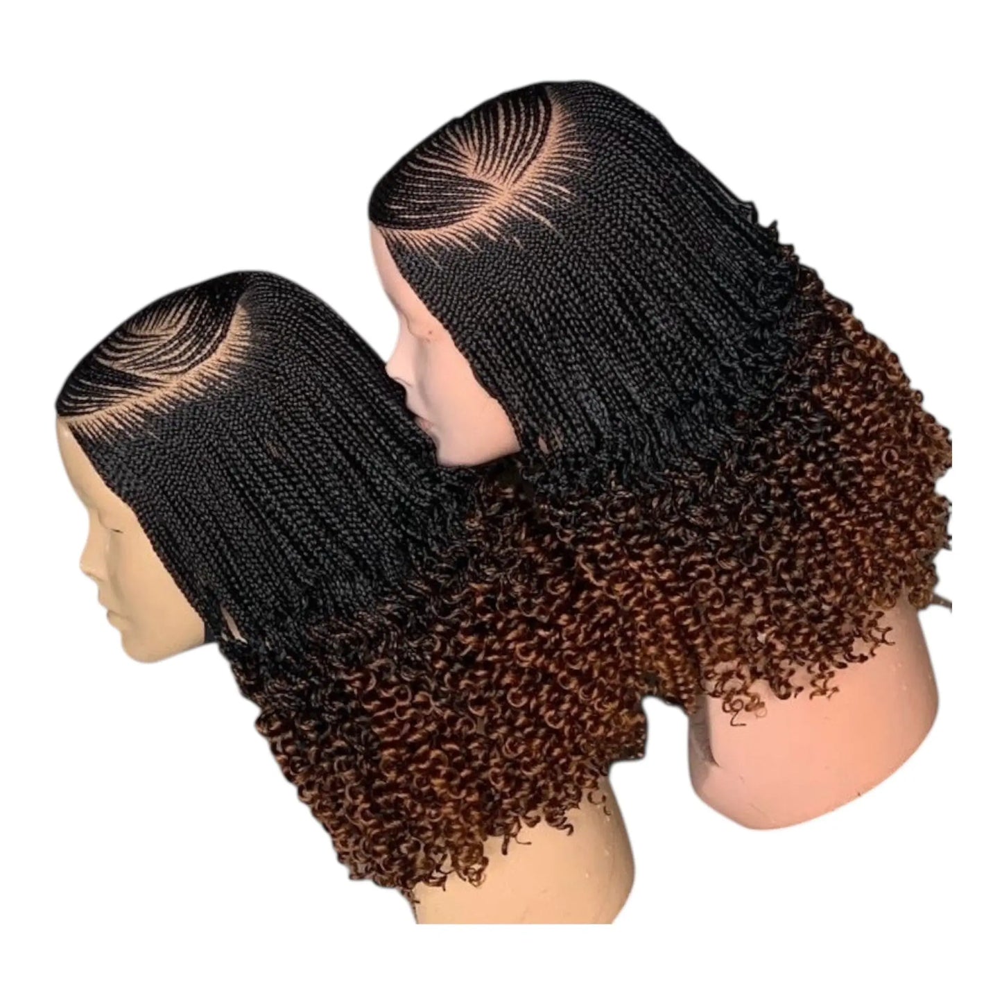 1B/30 Cornrows With Curly Ends UUBRAIDEDWIGS