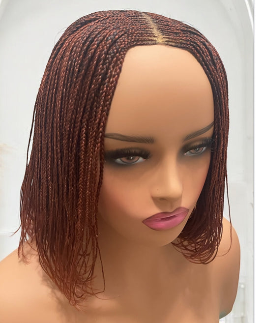 Middle Part Cornrow