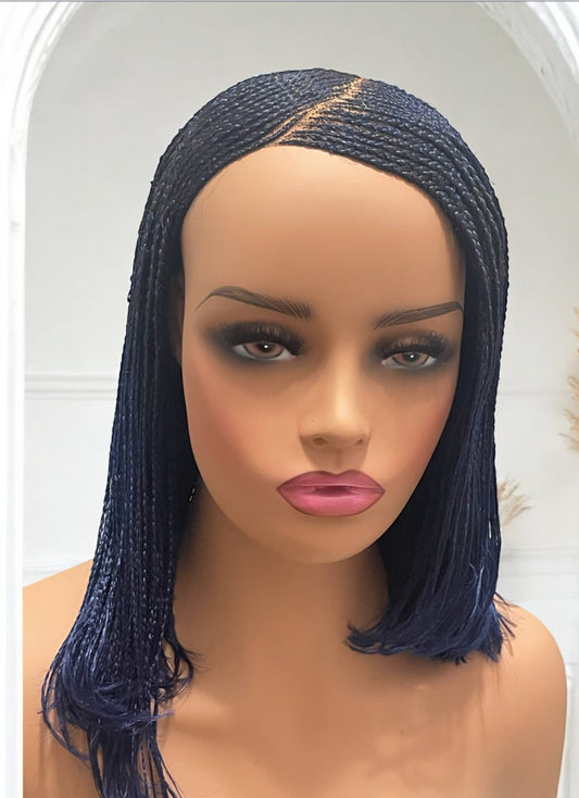 Cornrow Braids 1B Black/Blue