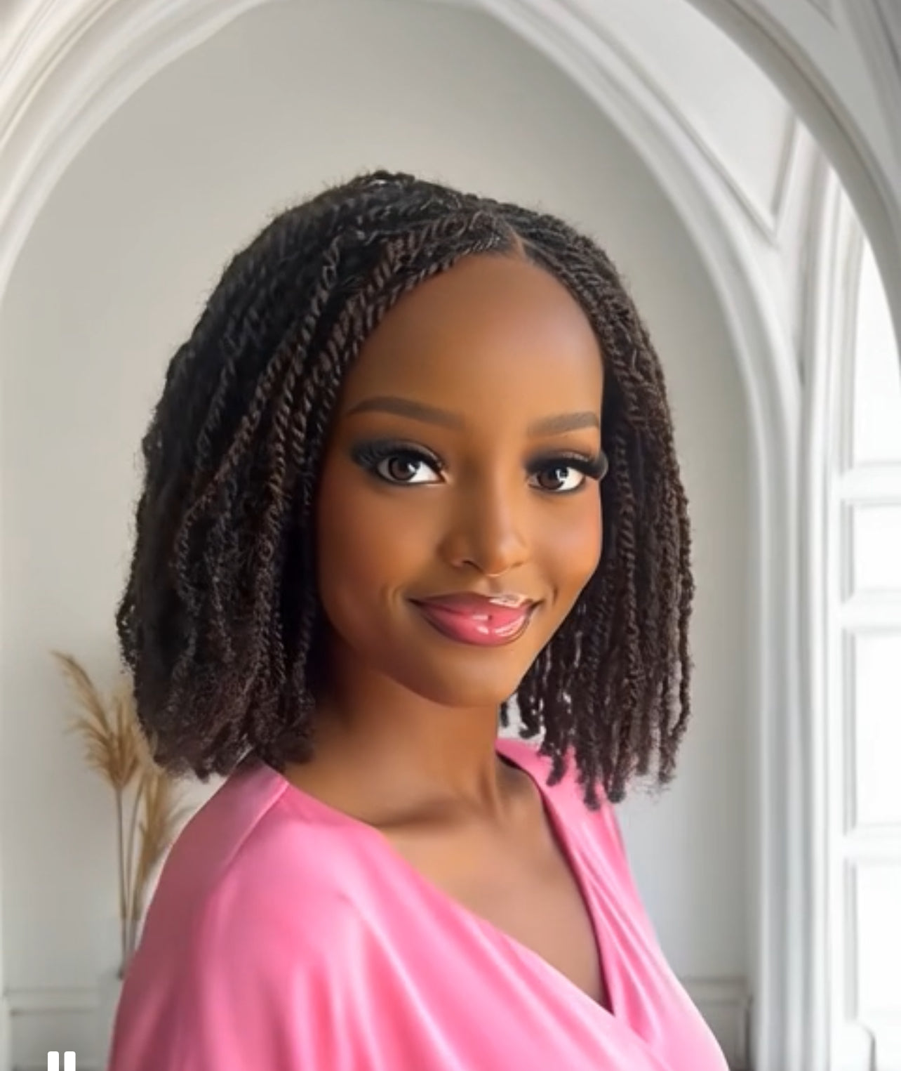 Soft Kinky Twist Braids Easy Wear Lightweight Color 33 UUBRAIDEDWIGS