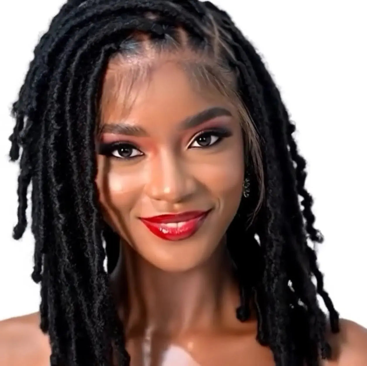 14” Goddess Locs Ready To Wear Beautiful Styled Hair Extensions UUBRAIDEDWIGS