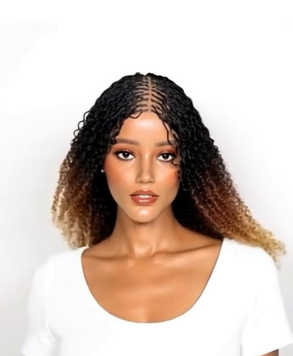Spring Twist Wig 1B /30 /27 Color Wear and go UUBRAIDEDWIGS