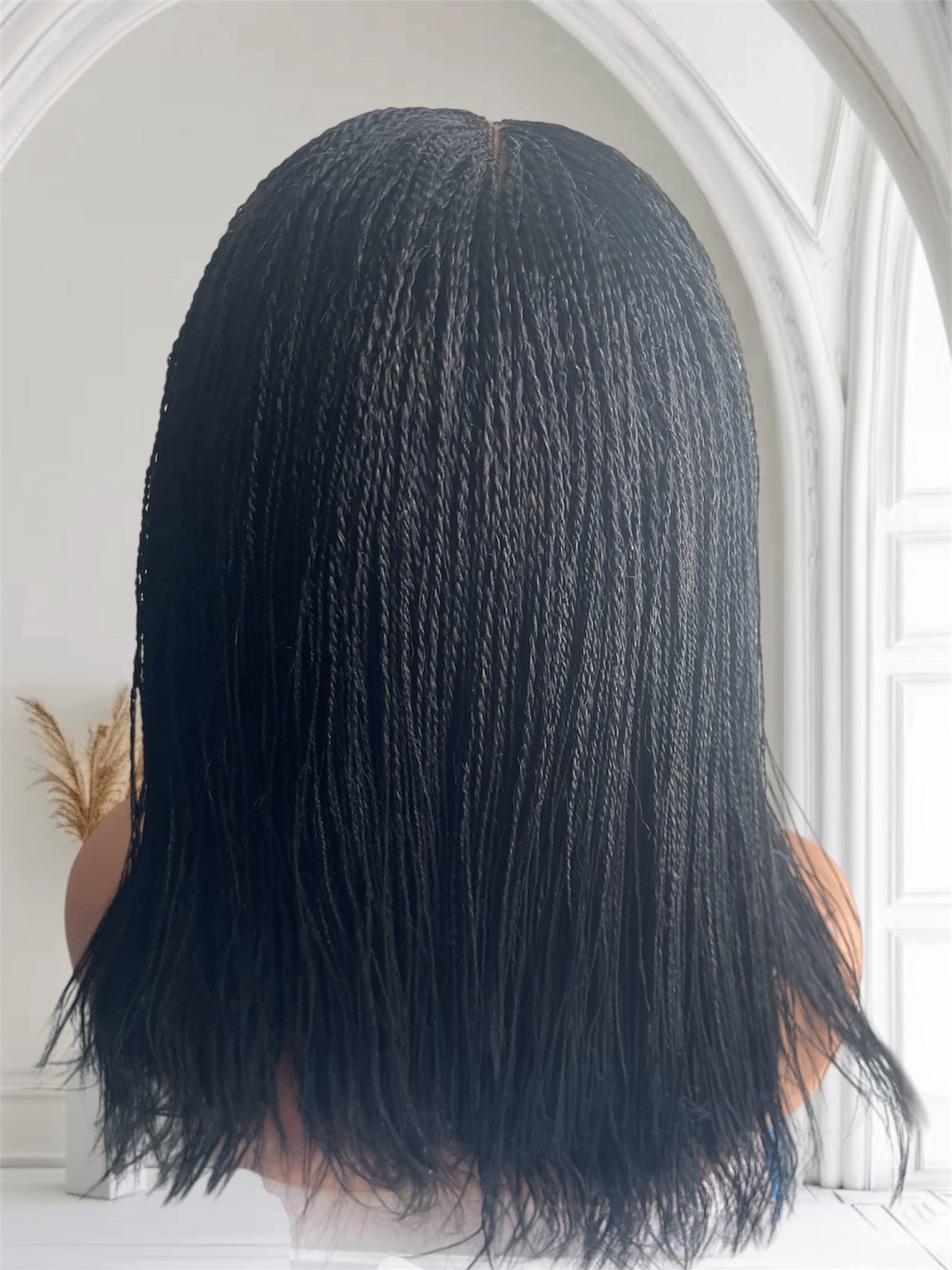 14” Micro Twist Braids Black