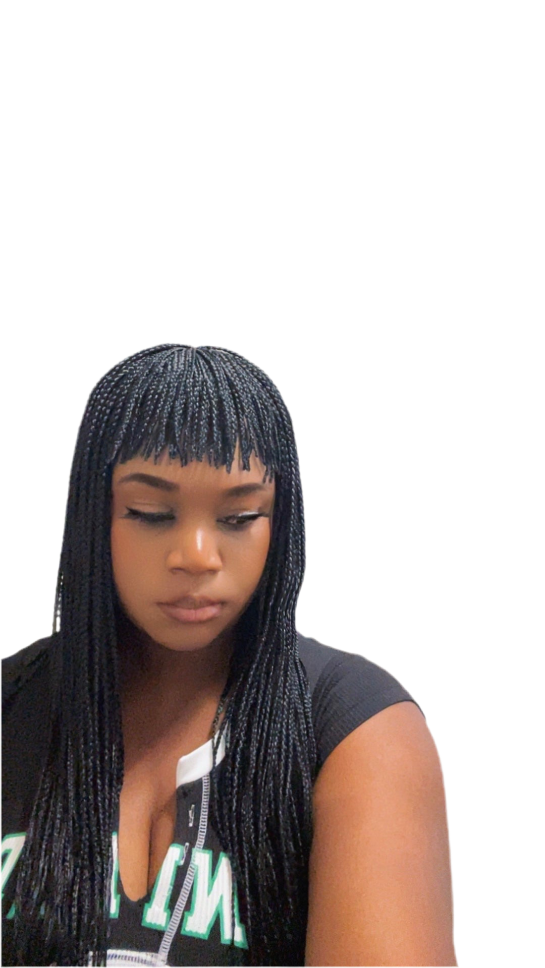 Bangs Braids Black