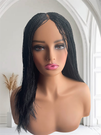 14” Micro Twist Braids Black