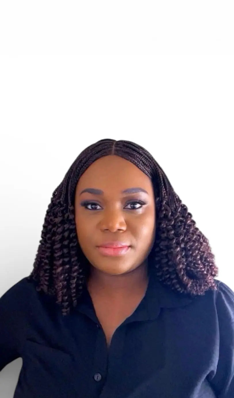Braids With Wand Curls Color 33 Wig No Lace Cutting Pre Tinted Wear And Go UUBRAIDEDWIGS