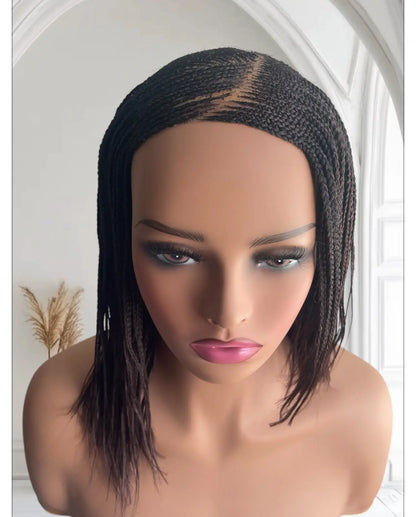 Cornrow Braided Wig Color 33 Glueless Wear and Go UUBRAIDEDWIGS