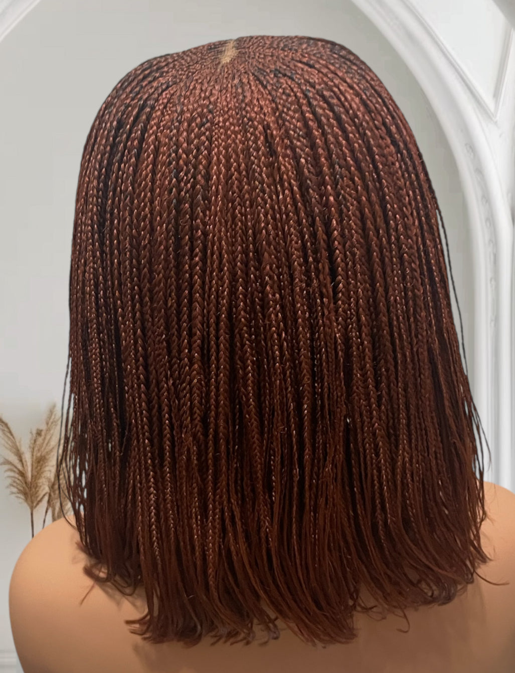 Middle Part Cornrow