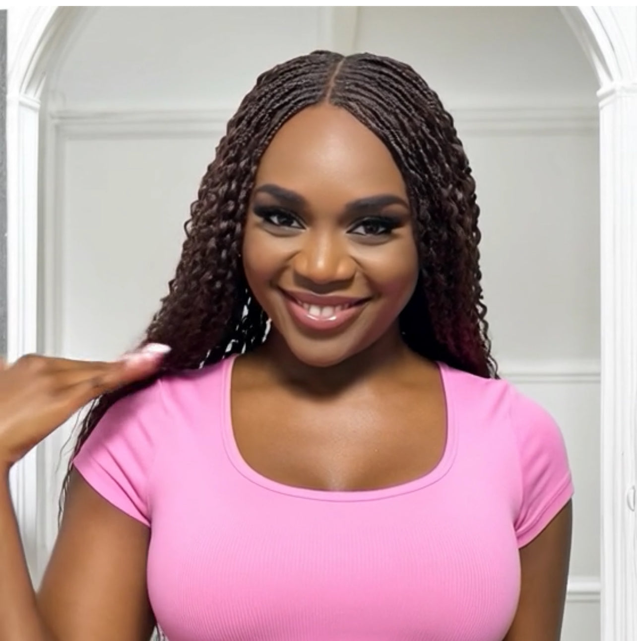 Curly Feathers Wig Light Weight Ready to Wear UUBRAIDEDWIGS